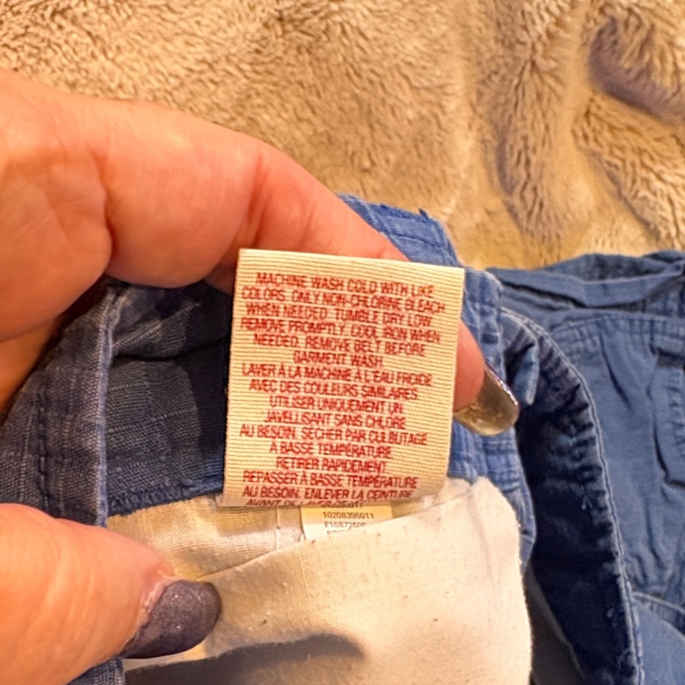 LAST CALL!! Mossimo Supply Co. Classic Blue Men’s Cargo Shorts, 34 - Picture 3 of 3